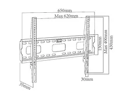 Настінне кріплення X-Digital Steel SF405 Black - мініатюра 2