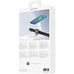 Бездротовий зарядний пристрій Proove Energy Fold 3 in 1 White (WSEF15010002) [99594] - мініатюра 6