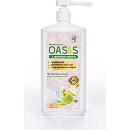 Мило рідке Nata-Oasis з ароматом яблука, з дозатором, 1000 мл - мініатюра 2