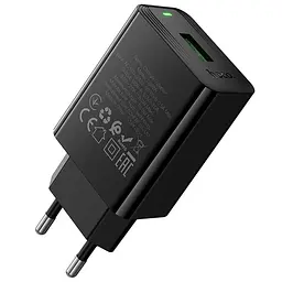 МЗП Hoco CS92A Leader 18W+QC3.0 (1USB-A) Black - мініатюра 4