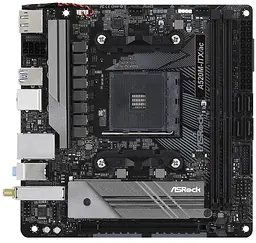 Материнська плата AsRock A520M-ITX/ac (A520M-ITX/ac) (Socket AM4, AMD A520, Mini-ITX)