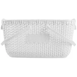 Кошик Violet House Виолетта White з кришкою 5 л (1010 Виолетта WHITE с/к 5 л) - мініатюра 4