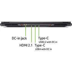 Ноутбук Acer Ігровий 18'' Nitro 18 AI AN18-61, IPS 165, Al 7 350 50GHz, 32GB DDR5, 1TB + 1TB - мініатюра 14