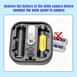 Сонячна панель 5w для камер Blink XT/XT2/XT3/XT4 з кабелем 4 м та кронштейном - мініатюра 5