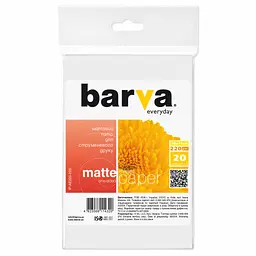 Фотопапір Barva 10 × 15 Everyday 220 г матовий (IP-AE220-223)