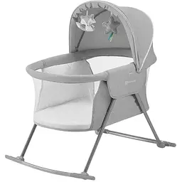 Детская кроватка колыбель KiderKraft Lovi Grey