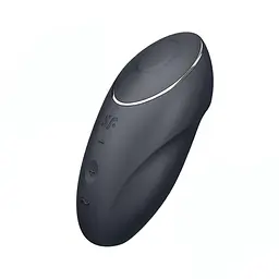 Кліторальний стимулятор Satisfyer Tap & Climax 1 Grey - мініатюра 8