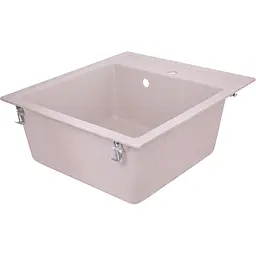 Кухонна мийка Lidz 460х515/200 COL-06 бежева (LIDZCOL06460515200) - мініатюра 2