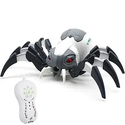 Інтерактивний радіокерований павук Spray Spider з ефектом пари, підсвічуванням очей, звуками, мелодіями та акумулятором - мініатюра 6