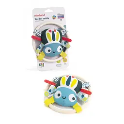 Іграшка-прорізувач Miniland Spider Rattle (97321) - мініатюра 2
