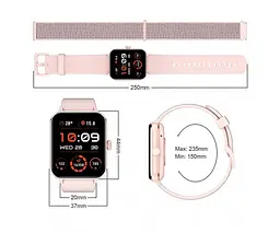 Смарт-годинник Blackview R50 рожевий (6931548317524) - мініатюра 4