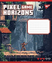Набір зошитів шкільних YES А5/12 лінія Pixel game 25 шт (767775) - мініатюра 5