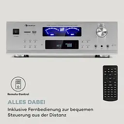 Стерео підсилювач Auna AMP 5100 BT (10036140) - мініатюра 4