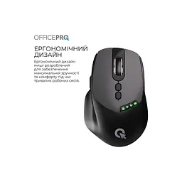 Мишка OfficePro M520B Wireless/Bluetooth Black (M520B) - мініатюра 6