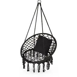 Садова гойдалка Boho Outtec XXL чорний - мініатюра 2