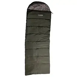 Спальний мішок Lugi з капюшоном хакі 210 x 70 см (LU-010)