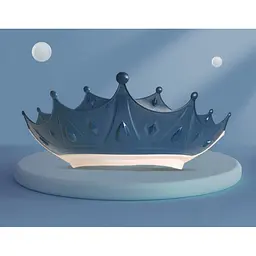 Захисний дитячий козирок для миття голови Корона Синій - мініатюра 2