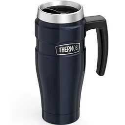 Термокружка з ручкою Thermos Stainless King Travel Midnight Blue 470 ml (160030)
