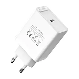 Зарядний пристрій Vention 1xUSB-C PD20W QC4.0 white (FADW0-EU) - мініатюра 3