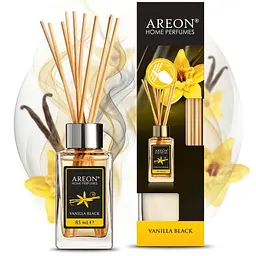 Аромадифузор для дому та офісу Areon Home Perfume Lux Vanilla Black Чорна Ваніль 85 мл (PS10)