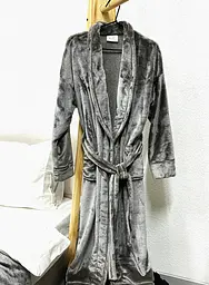 Халат Ecotton L-XL з мікрофібри сірий well soft Grey (23270) - мініатюра 2