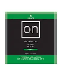Збудливий гель для клітора 30 мл Sensuva ON Arousal Gel for Her Spearmint - мініатюра 2