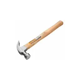 Молоток Tolsen з цвяходером 450 гр (16 oz) дерев'яна ручка (25150) - мініатюра 1