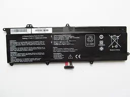 Акумулятор для ноутбука Asus VivoBook X202E C21-X202, 5000 mAh (37Wh), 4cell, 7.4V, Li-ion, чорний