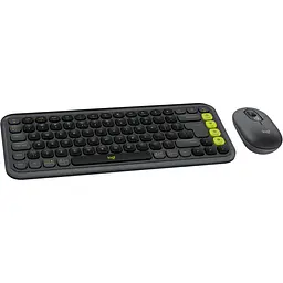 Комплект (клавіатура + миша) Logitech POP Icon Combo Bluetooth UA Graphite (920-013156) [121099] - мініатюра 2