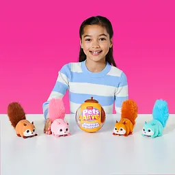 Інтерактивна іграшка Pets Alive S1 - Білочка коричнева (9565E) - мініатюра 6