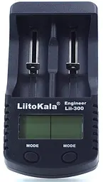 Зарядний пристрій LiitoKala Lii-300, 2x(Lion/NiMH/NiCd), Power Bank, discharge function, display - мініатюра 2