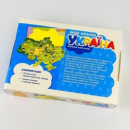 Магнітна карта-пазл Zirka Моя країна - Україна 25 елементів 148709 - мініатюра 2