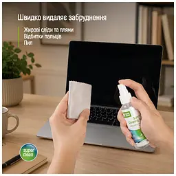 Спрей для очищення ColorWay Screens Cleaning Kit TV/OLED/LED/LCD 60ML + Microfibre (CW-2615) - мініатюра 7
