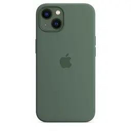 Чохол Silicone Case з MagSafe для Apple iPhone 13 (6.1) (Eucalyptus) ААА [69875] - мініатюра 6
