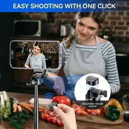 Мульті-Монопод XO SS22 4 in 1 Magnetic Multi-function Mini BT Selfie Stick/Photo Booster Чорний - мініатюра 8
