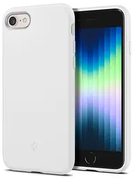 Чохол протиударний силіконовий Spigen Silicone Fit для iPhone 7/8/SE 2020/2022 White