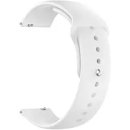 Ремінець DK CDK для Garmin Forerunner 645 / 645 Music 20mm Silicone Sport Band (011908) (white)