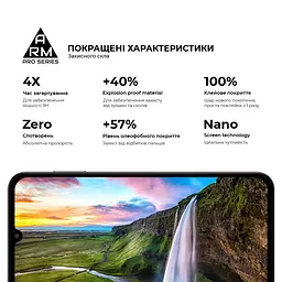 Захисне скло на Samsung Galaxy M15 5G (M156) з олеофобним покриттям, Pro, повне проклеювання, антистатичний і пиловідштовхуючий шар, 9H, самоклеючеся, 2.5D, на весь екран, антистатичний клей, ArmorStandart (ARM74368) - мініатюра 5