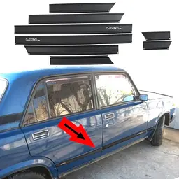 Молдинг кузова Sahler для Lada 2101-2107 напівширокий 7 см (SH 204)