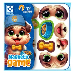 Гра розвиваюча "Емоції Песика" Vladi Toys VT3220-04, 12 магнітів