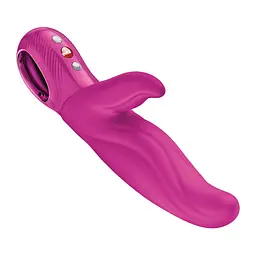 Вібратор-кролик для точки А Fun Factory LADY BI Magenta, 2 мотори, 12 режимів - мініатюра 4