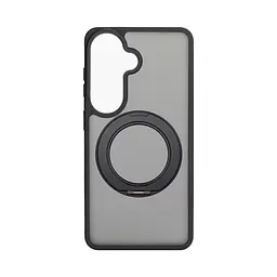 Противоударный чехол-панель для Samsung Galaxy S26 5G, Unit Stand2, черный, силикон + поликарбонат, защита всего корпуса, с подставкой, поддержка магнитных держателей и беспроводной зарядки (MagSafe), ArmorStandart (ARM88867)