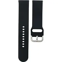 Ремінець DK CDK для Huawei Watch GT 5 46mm "L" 22mm Silicone Sport Band Classic (011018) (black) - мініатюра 2