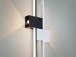 Бра настінне LED Diasha 1562/600BK+WH, 15W, 4100K, чорний+білий, металевий каркас, лофт стиль - мініатюра 5