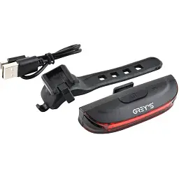 Ліхтарик на велосипед задній Grey's 20xLEDs 130lm 500mAh microUSB(GR11120) - мініатюра 2