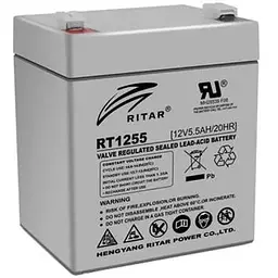 Батарея до ДБЖ Ritar AGM RT1255, 12V-5.5Ah (RT1255)