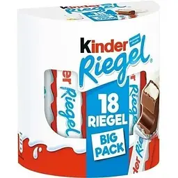 Шоколадні батончики Kinder Riegel big pack 378 г