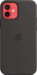 Чохол оригінальний силіконовий Silicone Case MM2A3ZM/A MagSafe (Original) для Apple iPhone 12/12 Pro (6.1") Black