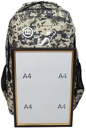 Рюкзак міський Fashion Sports S9010209 20 л 30×46×15 см Піксель - мініатюра 4
