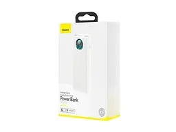 Зовнішній акумулятор (Power Bank) BASEUS Amblight Digital Display Quick Charge 65W 30000mAh White (PPLG-A02) - мініатюра 6